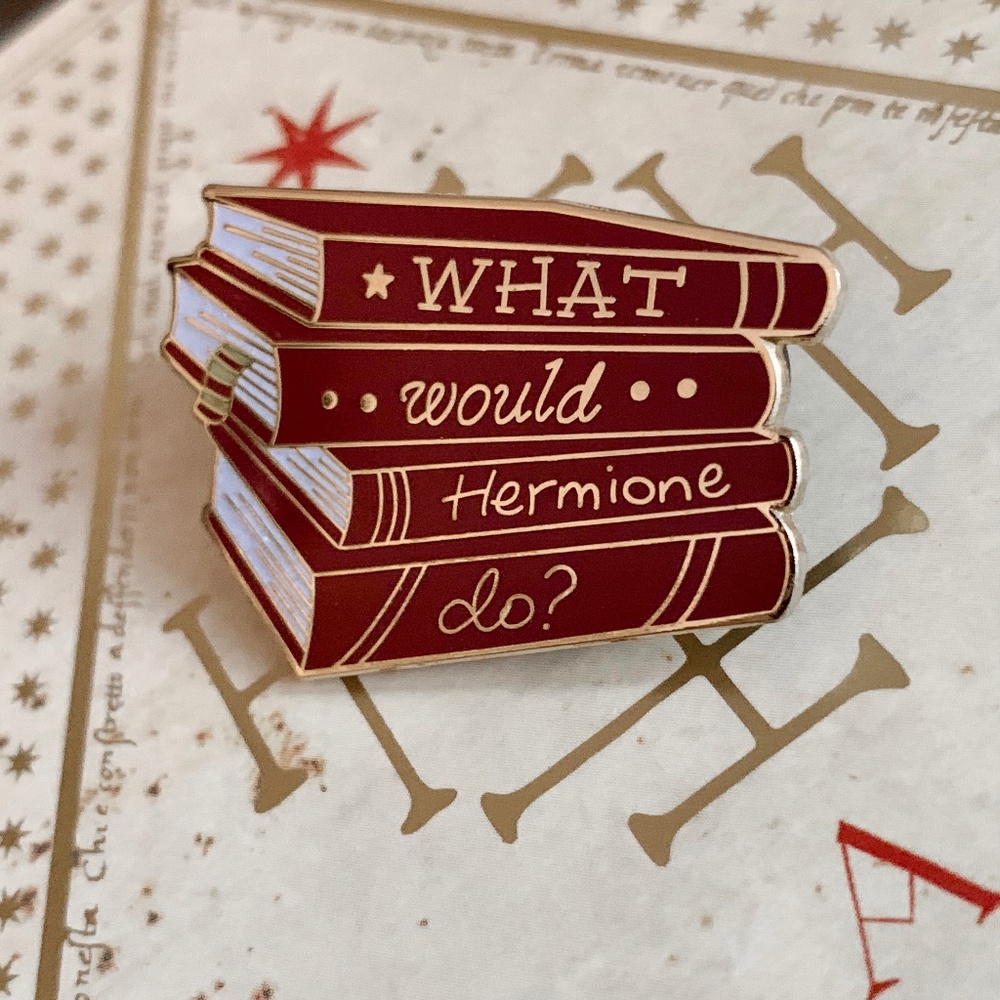 Harry Potter Hermione Granger Book Hard Enamel Pin